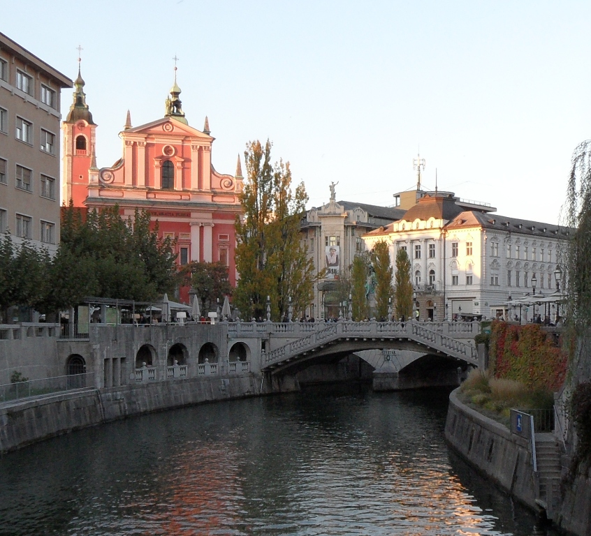 Ljubljana, Triple Bridge & Preseren Squar
